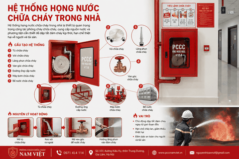 HỆ THỐNG HỌNG NƯỚC CHỮA CHÁY TRONG NHÀ