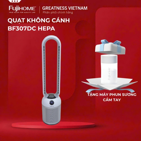Quạt không cánh Fujihome BF307DC HEPA