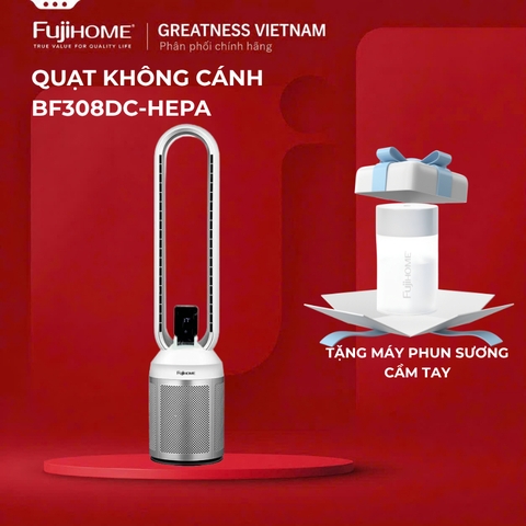 Quạt không cánh Fujihome BF308DC HEPA
