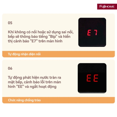 Bếp từ đơn Fujihome IC1391 - 9 mức công suất | an toàn khóa trẻ em | hẹn giờ 3 giờ tiện lợi