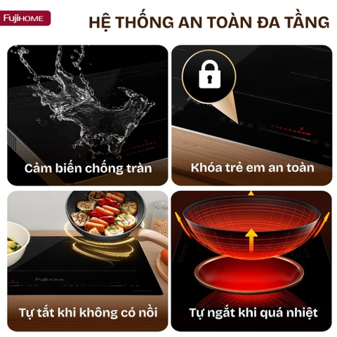 Bếp từ đôi Fujihome IC2622 – Sức mạnh đỉnh cao, công nghệ toàn diện