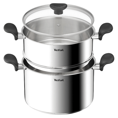 Nồi hấp Inox cao cấp 18/10 Tefal Couscous Primary E3089504, 24cm