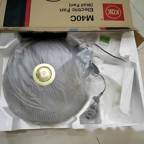 Quạt treo tường KDK, màu xám M40C(GY)