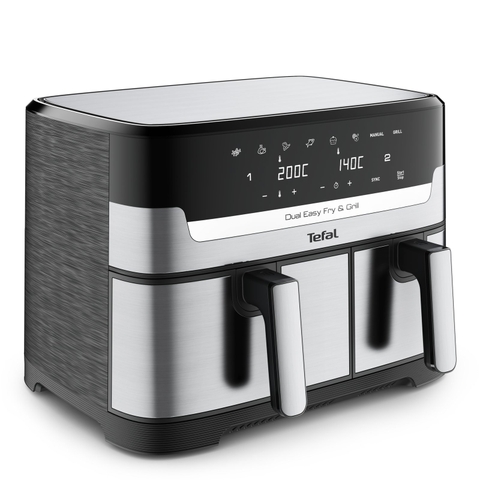 Nồi chiên không dầu 2 Ngăn TEFAL 2 IN 1 EY905D10 - 8.3L - Điện tử