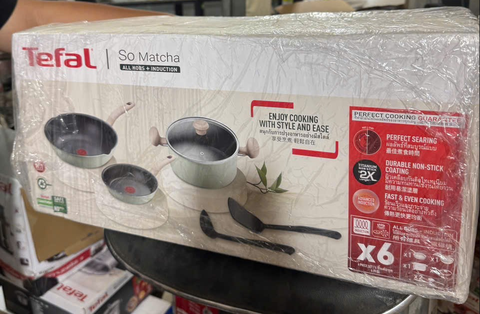 Bộ nồi chảo 5 món Tefal So Matcha G179S695- Thanh Lý