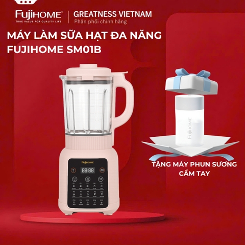 Máy nấu sữa hạt FUJIHOME SM01B mini cho gia đình