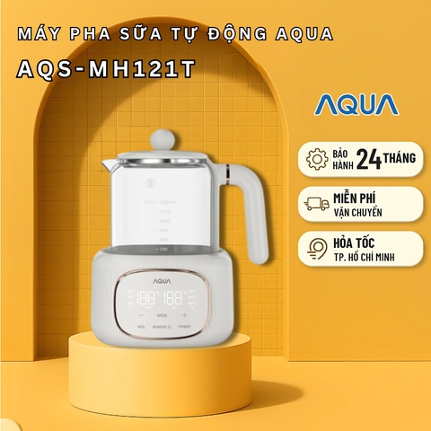 Bình đun pha sữa AQUA 1.2 lít AQS-MH121T - Bảo hành chính hãng 12 tháng
