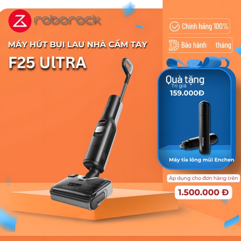 Máy hút bụi lau nhà cầm tay Roborock F25 Ultra – Bảo hành chính hãng Roborock 2 năm