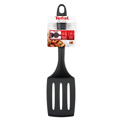Xẻng chịu nhiệt Tefal Bienvenue 2743712, bản lớn có rãnh 