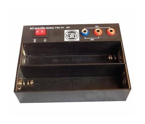 Hộp pin 3V-6V/ Giá lắp pin