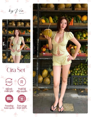 Cira Top - Yellow