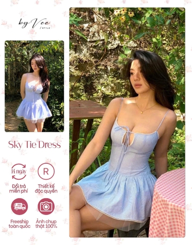 Sky Tie Dress