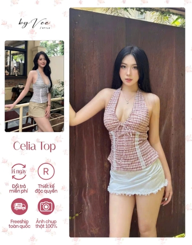 Celia Top - Blue