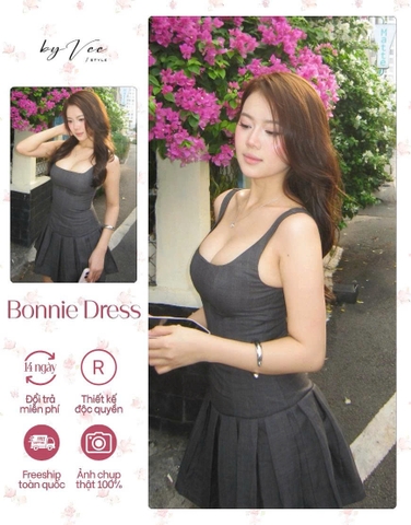 Bonnie Dress - Xám
