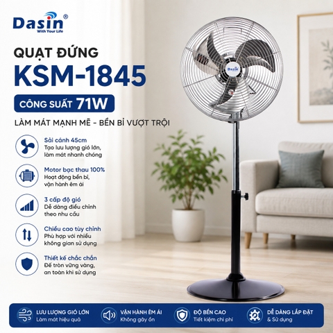 Quạt đứng Dasin KSM-1845 - 71W