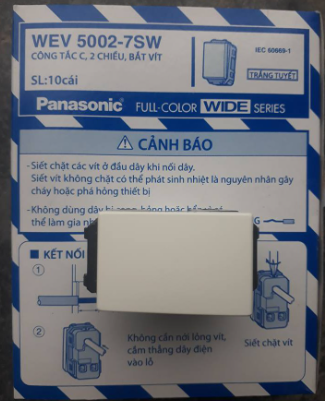 Panasonic WIDE ( đảo chiều ) - hạt công tắc 2 chiều WEV 5002-7SW