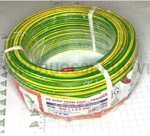 Trần Phú 1x1.5 - Dây tiếp địa mềm