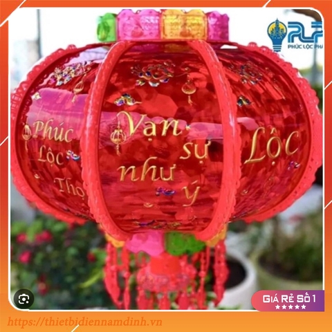 3D chữ nổi size 80 - Cầu điện, Đèn lồng điện led xoay 360 size 80cm