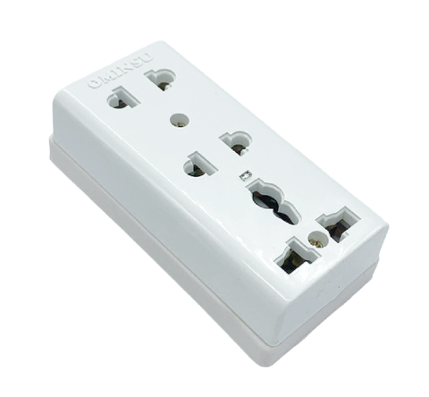 OMINSU Ổ 3 chân T8Y 10A - 250V, ổ cắm 3