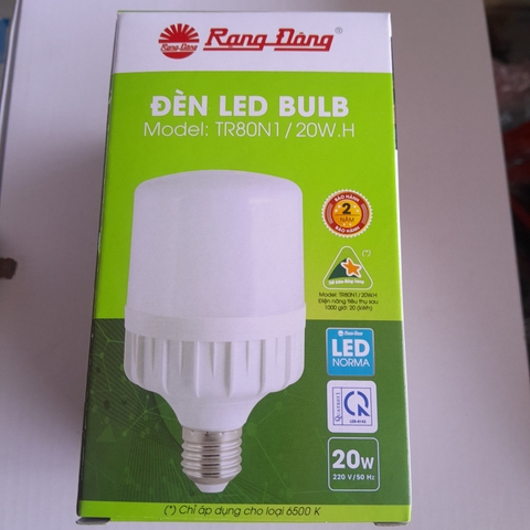 Rạng Đông 20W - Bóng led trụ ( sáng trắng )