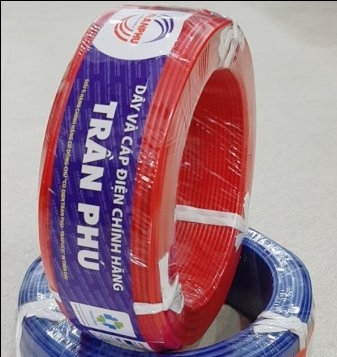 Trần Phú 1x2.5 đỏ - Dây điện đơn mềm ( trafuco )