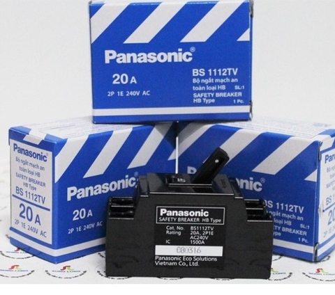 Panasonic - Át cóc, Aptomat 20A đen