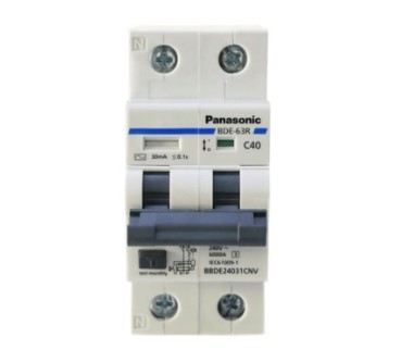 Panasonic 40A 2P - Át tép cài 2 cực, Aptomat 40A 2P/2M C40 - 2402