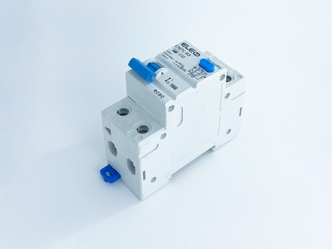 ELEO RCBO 2P 63A - Aptomat chống giật, Tích hơp bảo vệ quá tải, chống rò, ngắt dòng điện Aptomat RCBO ( MCB + RCCB ) 63A-30mA