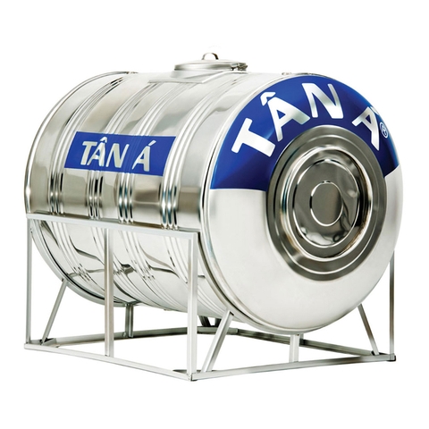 Tân Á 1500L ngang - Téc nước, bồn nước inox 1500L ngang