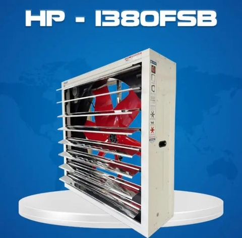 HME HP 1380 Hiệu Suất Cao - Quạt Hút vuông công nghiệp  Super life Max ( 380v Điện Cơ Hà Nội )