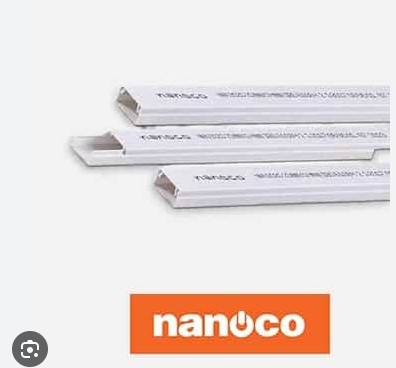 Nanoco Nẹp vuông 20x10 - NNV2020 cỡ vừa ( ghen vuông bó 50 pcs dài 2m )