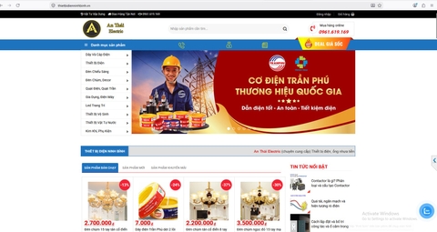 Trần Phú 1x1.5 xanh - Dây điện đơn mềm  ( trafuco )