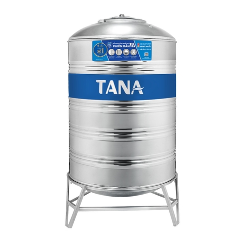 Tân Á 1500L đứng - Téc nước, bồn nước inox 1500L đứng