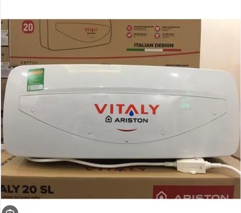 ARISTON Vitaly 30L ngang - Bình nóng 30L ngang 1 đèn