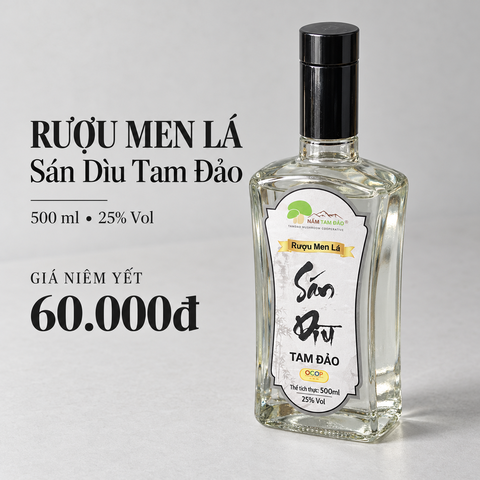Rượu men lá Sán Dìu Tam Đảo 500 ml