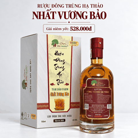 Rượu Đông Trùng Hạ Thảo Nhất Vương Bảo – 750ml