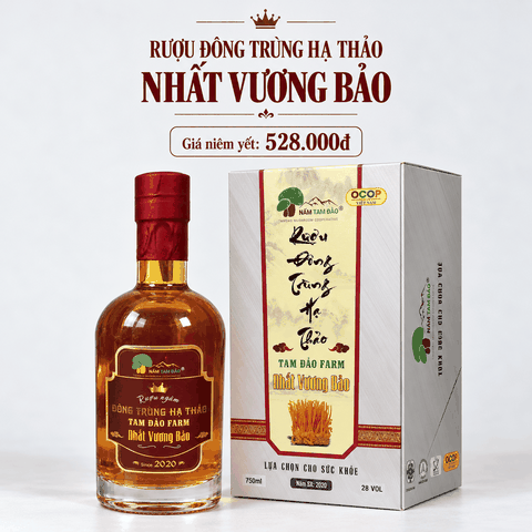 Rượu Đông Trùng Hạ Thảo Nhất Vương Bảo – 750ml