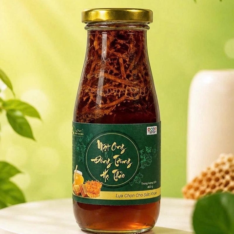 Mật Ong Đông Trùng Hạ Thảo Hũ 400g - Sản Phẩm Tự Nhiên Cho Sức Khỏe