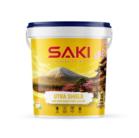 Sơn Bóng Ngoại Thất Cao Cấp SAKI Utra Shield