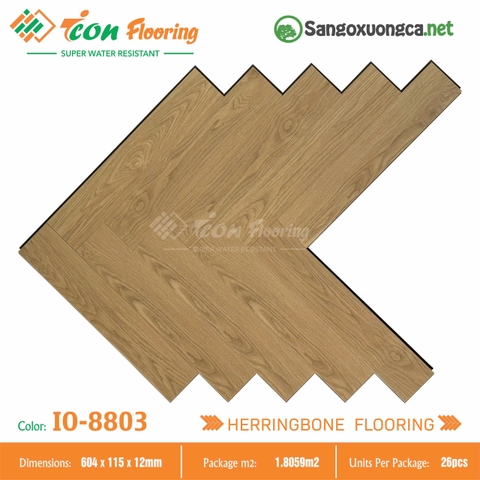 Sàn gỗ Xương cá Icon Flooring IO8803