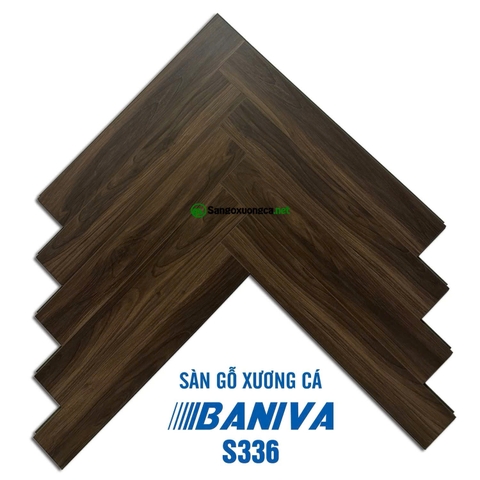 Sàn Gỗ Xương Cá Baniva S336