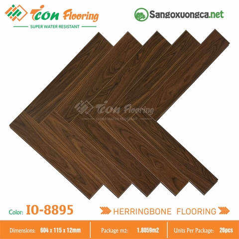 Sàn gỗ Xương cá Icon Flooring IO8895