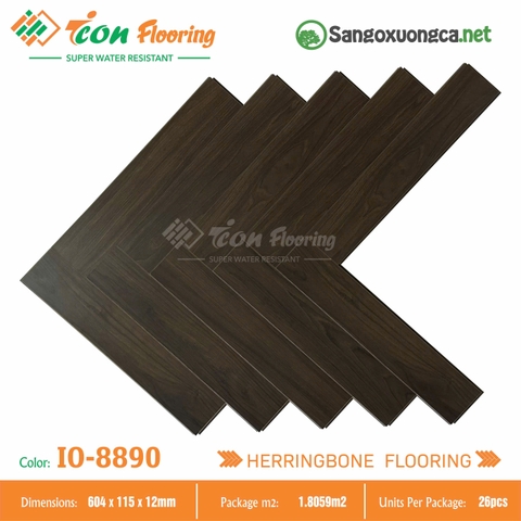Sàn gỗ Xương cá Icon Flooring IO8890