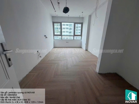 Sàn Gỗ Xương Cá Avallon KBM4955