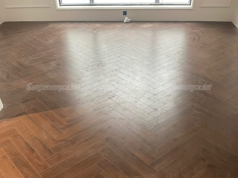 Sàn Gỗ Xương Cá Kampong XC61