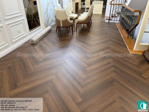 Sàn Gỗ Xương Cá Avallon KBM4223