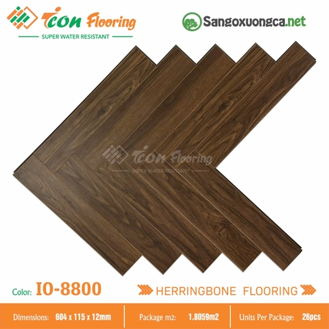 Sàn gỗ Xương cá Icon Flooring IO8800
