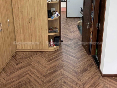 Sàn Gỗ Xương Cá Kampong XC94 Cốt Đen