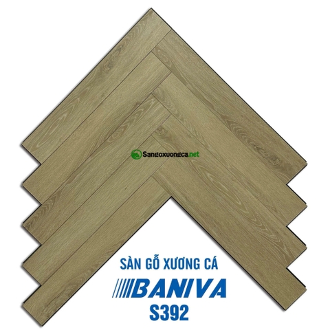 Sàn Gỗ Xương Cá Baniva S392