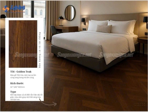 Sàn gỗ Xương cá Janmi T56 Nhập khẩu